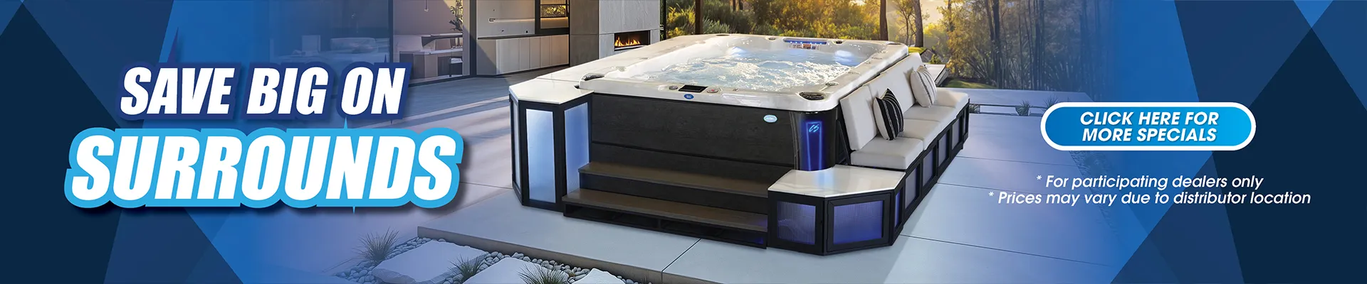 Calspas hot tub being used in a family setting - Huntington Park